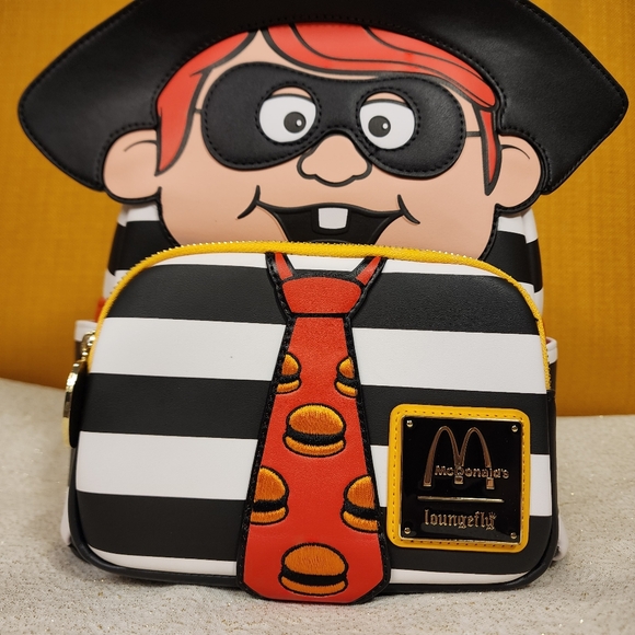 Loungefly McDonald's Hamburglar Cosplay Fast Food Character Mini Backpack NEW - Picture 3 of 14
